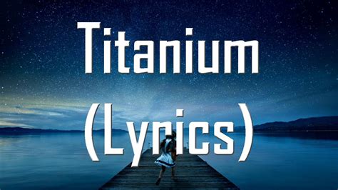 titanium song by sia.